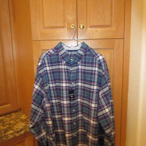 Men's Long Sleeve Plaid Shirt
